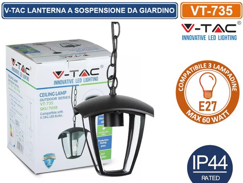Tac 735 portalampada da - vt-735,